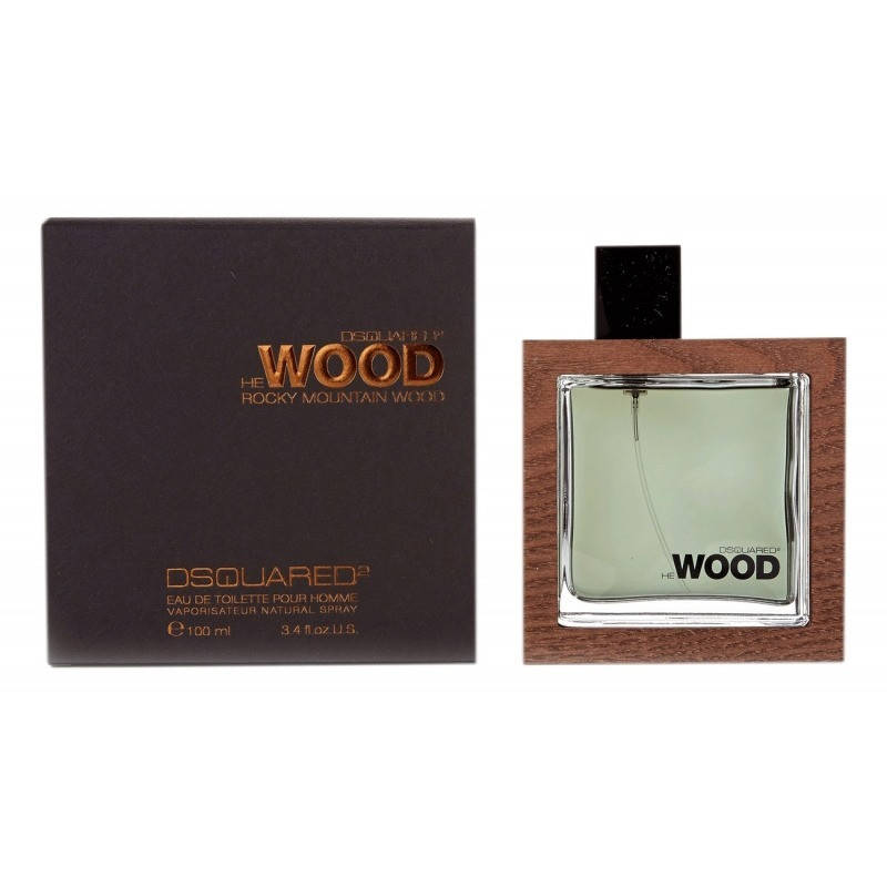 

Dsquared He Wood Rocky Mountain Wood Туалетная вода EDT 100 ml (Дискваред Хи Вуд Роки Маунтин) Мужской Парфюм
