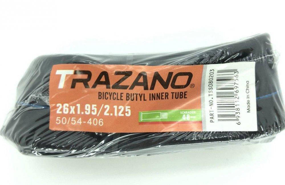 

Камера велосипедная Trazano 26 x 1,95 / 2,125 AV (48 мм)