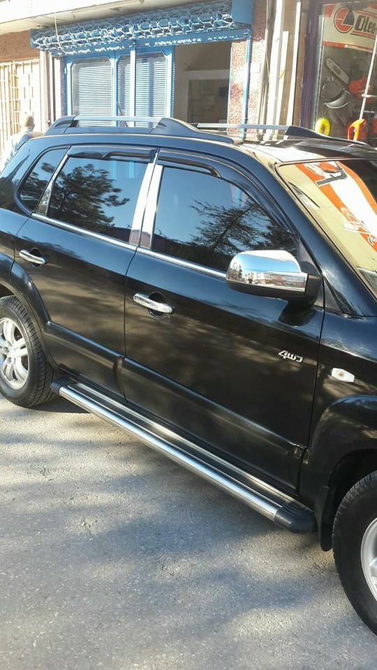 

Накладки на стойки (нерж) - Hyundai Tucson JM 2004+ гг.