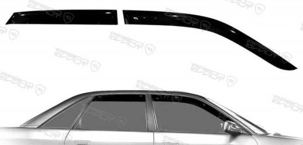 

Дефлекторы окон (ветровики) Audi A6 C4 sedan 1994-1997 4A, VL - Cobra Tuning, A10890