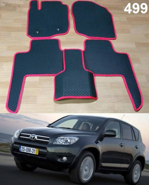

Коврики ЕВА в салон Toyota RAV4 '06-12 (CA30W), Черный