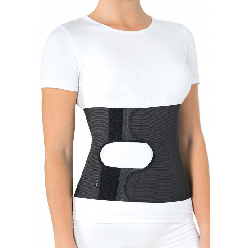 

Бандаж послеоперационный с отверстием для стомы -Торос Тип 153