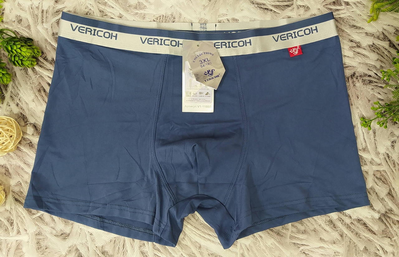 

Трусы мужские боксеры 3ХL 52-54 размер хлопок Vericon V1-1166В, Разные цвета