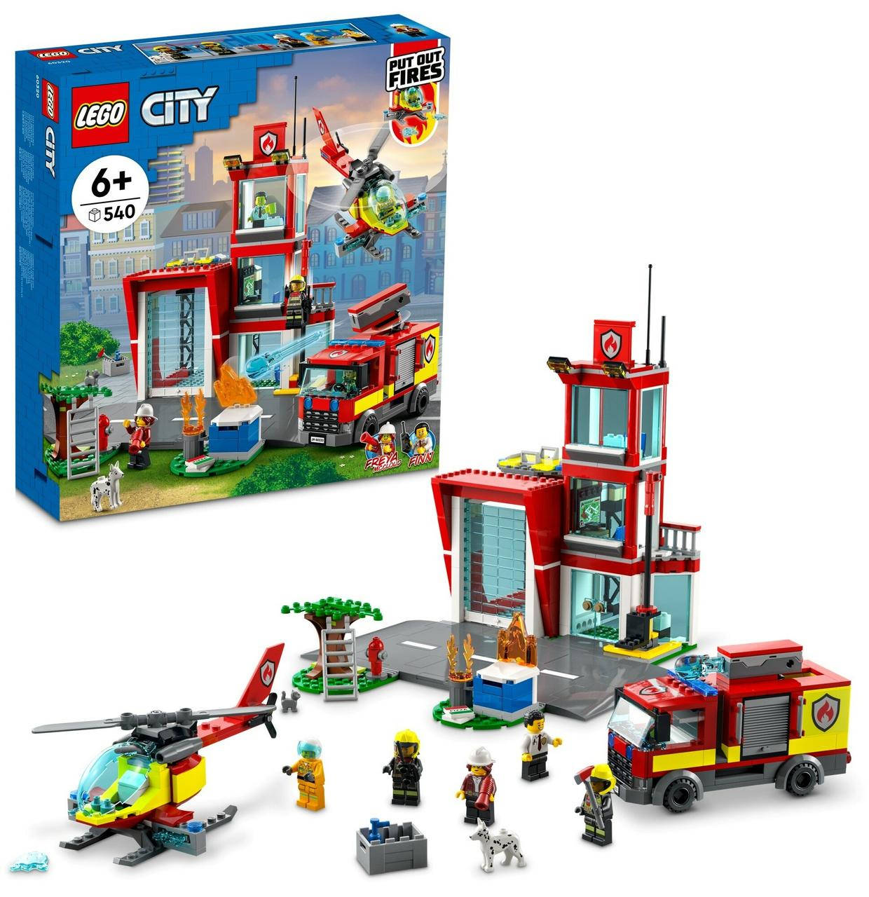 

Блоковий конструктор LEGO City Пожарная часть (60320)