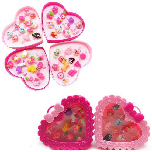 

Набор детских колечек "Сердечко"