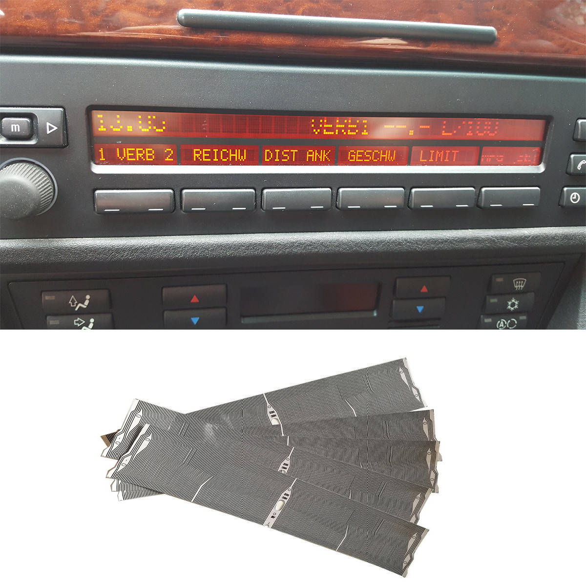 

Шлейф для магнитолы mid дисплея автомобиля bmw E38, E39, X5 e53