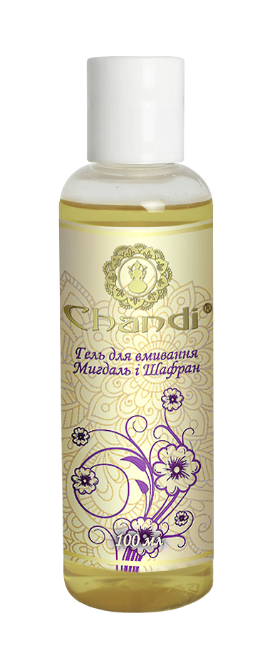 

Гель для вмивання "Мигдаль і Шафран" Chandi, 100мл