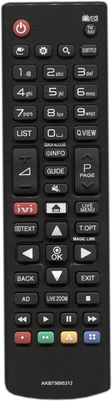 

Пульт для телевизора LG AKB75095312, AKB75375611