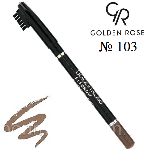 

№103 Серо-Коричневый Golden Rose Голден Роуз Карандаш для бровей Eyebrow Pencil
