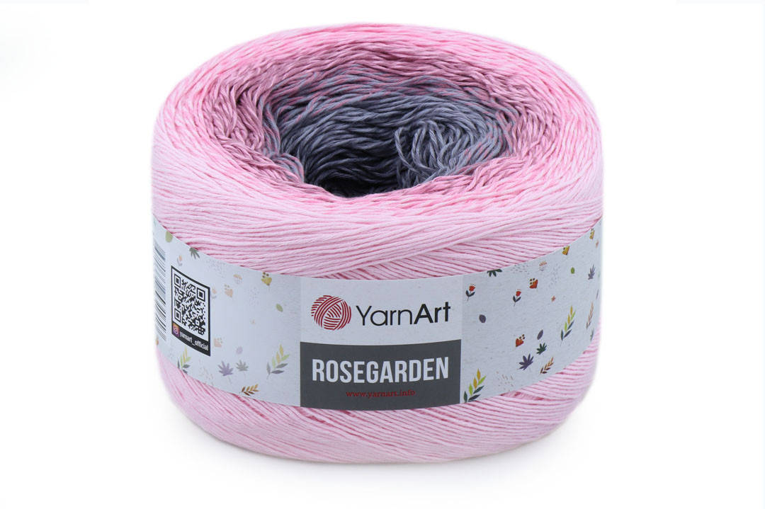 

YarnArt Rosegarden, №313, Секционное крашение