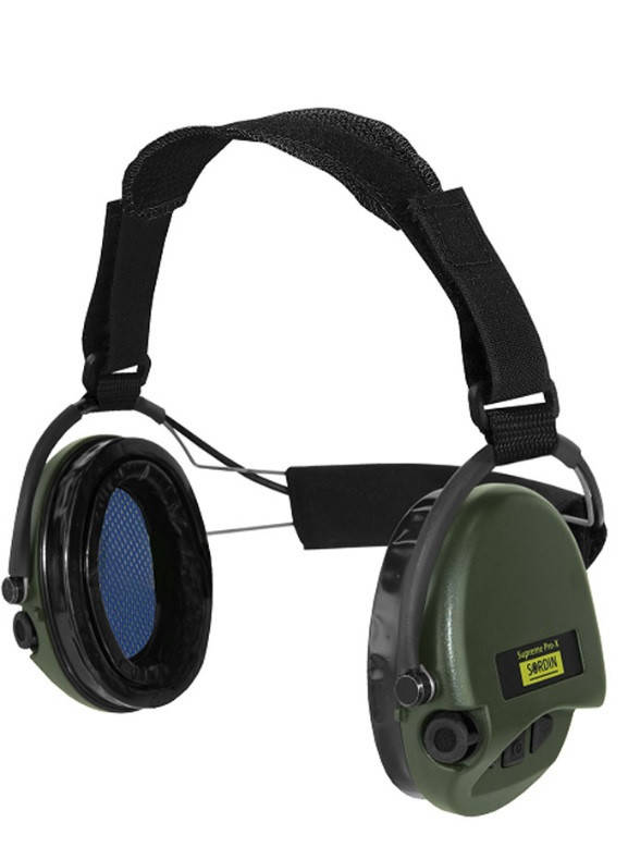 

Навушники активні тактичні Sordin Supreme Pro X Neckband Green GEL під шолом