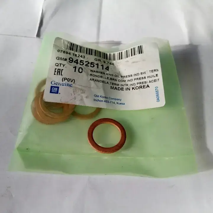 

Шайба сливной пробки поддона GM Авео/Лачетти/Такума 94525114