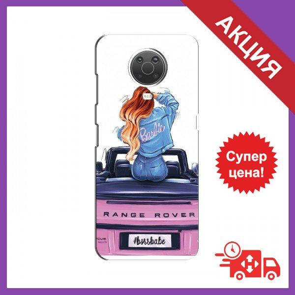 

Чехол для Nokia G10 / Бампер на Nokia G10 / Чехол для Нокиа (Девушка на машине)