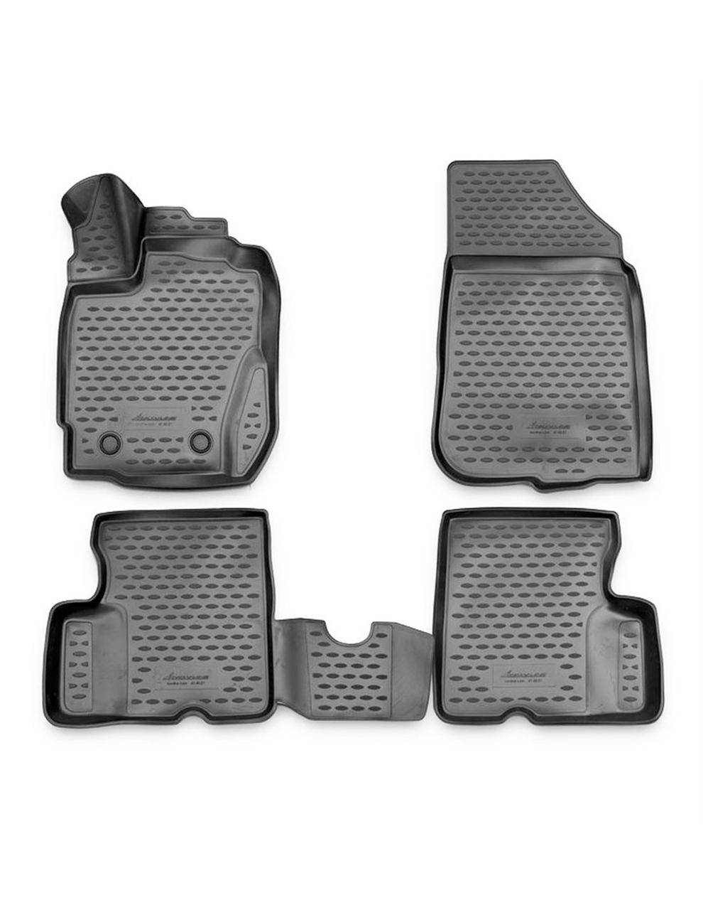 

Коврики в салон Renault Duster 05/2015-> (без ручк дистан откр люч бензобака)3D NLC.3D.41.39.210k, Черный