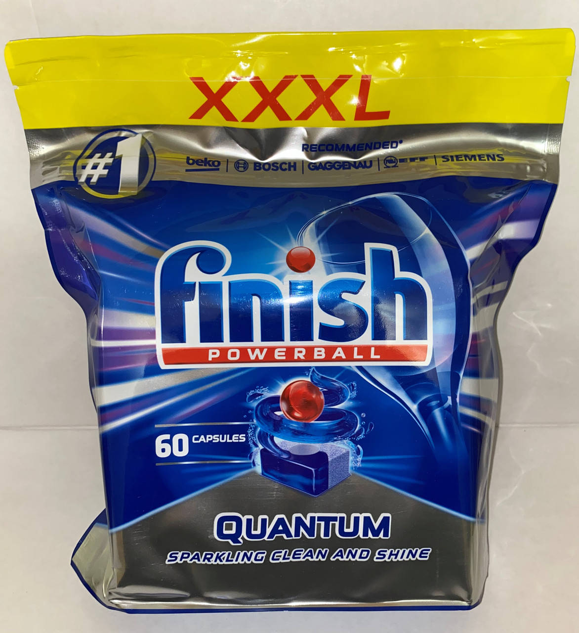 

Таблетки Finish Quantum Max для посудомиючої машини 60 шт.