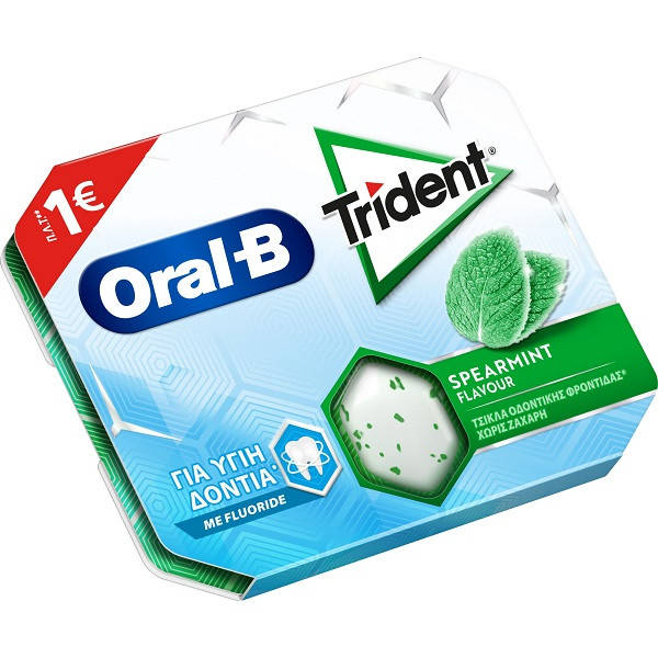 

Trident Oral B Spearmint 10s 31.03.22