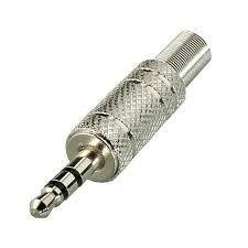 

Штекер стерео 3,5 Jack металлический