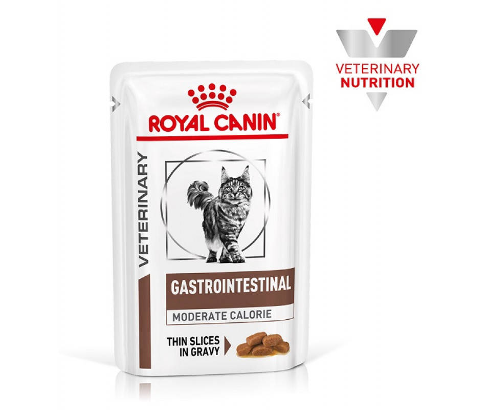 

Лечебный влажный корм для котов Royal Canin Gastro Intestinal Moderate Calorie 85 г