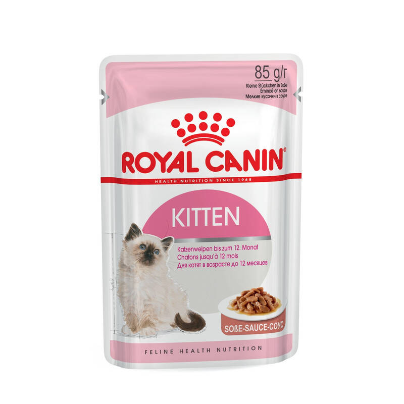 

Влажный корм для котов Royal Canin Kitten Sauce 85 г Акция