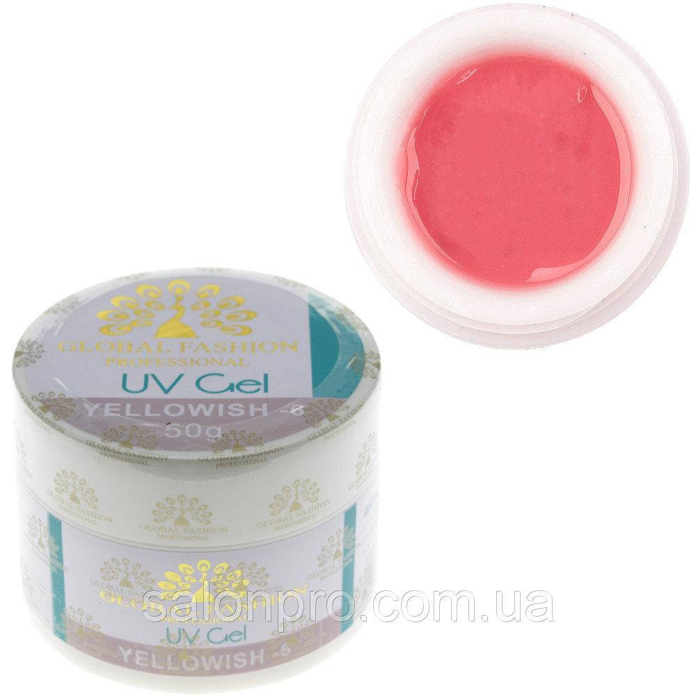 

Гель для наращивания Global Fashion Yellowish 6 50 g