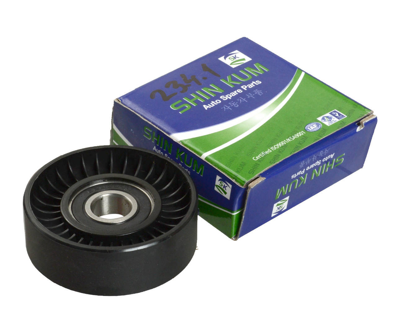 

Ролик обводной вместо кондиционера Nubira 1.6, Aveo 1.5, 1.6 (96183113) (Shin Kum)