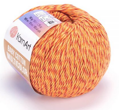 

Пряжа Baby cotton Multicolor Yarnart-5208
