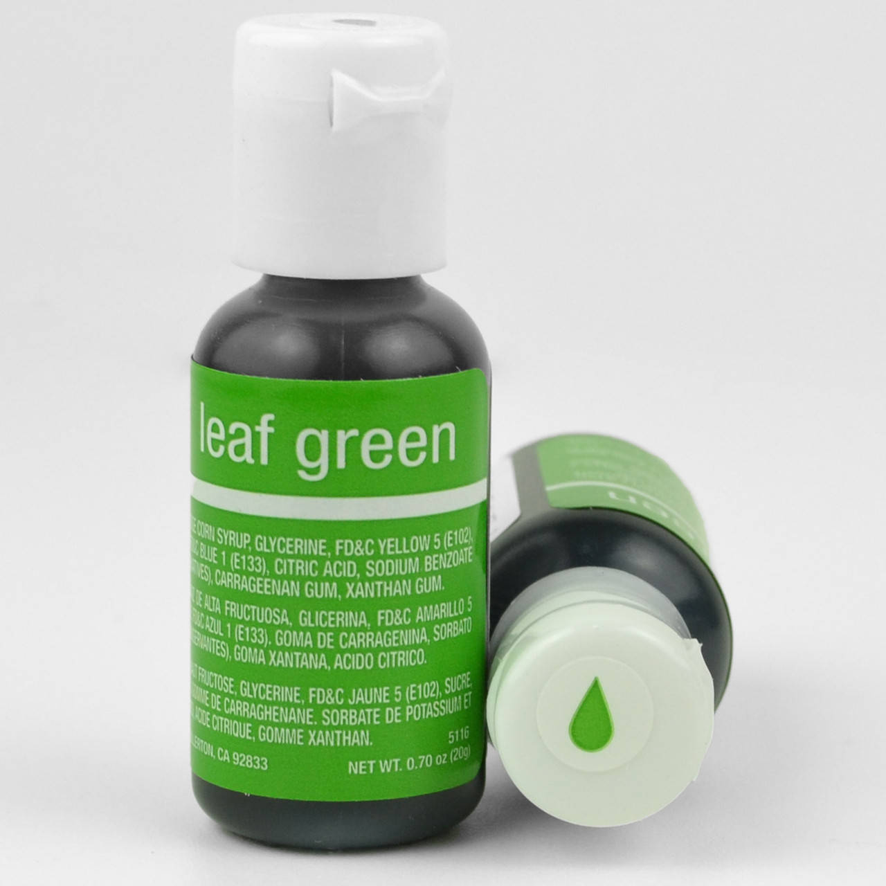 

Гелевая краска Chefmaster Зеленый лист/Leaf Green 20 гр