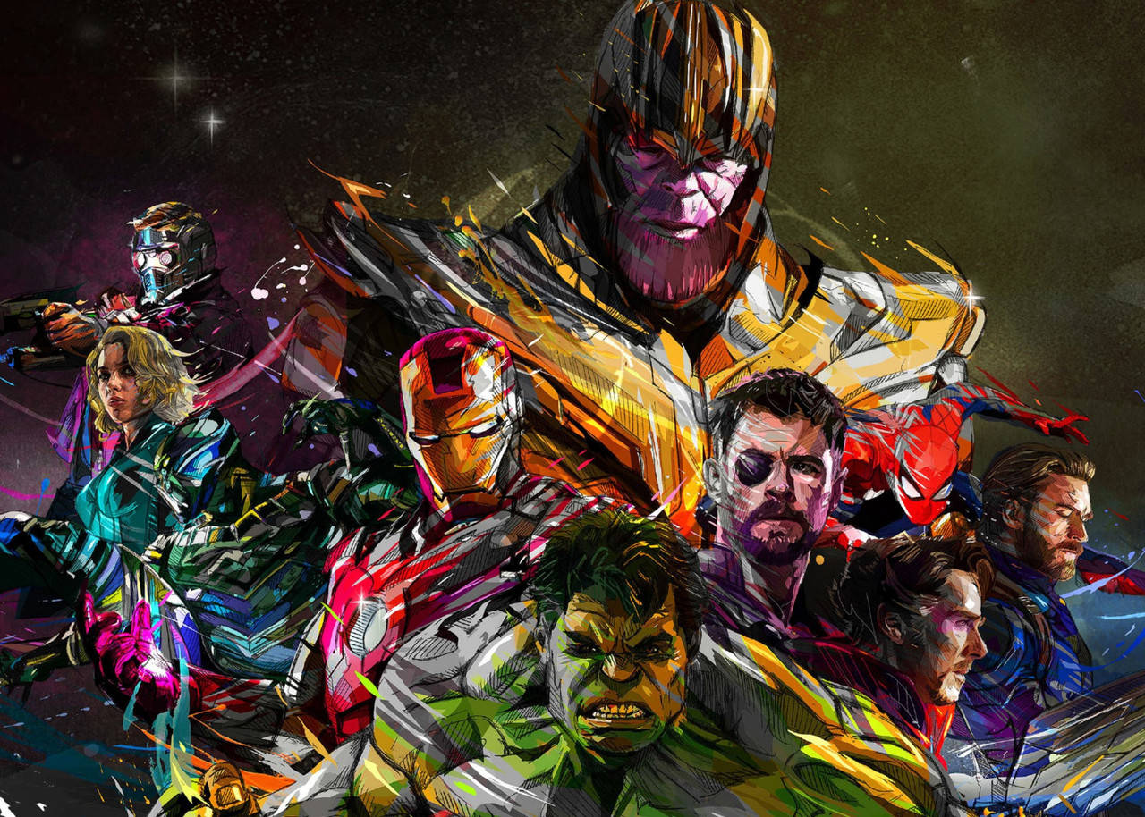 

Фотокартина GeekLand Marvel heroes Герои Марвел арт 60х40см MH.09.030