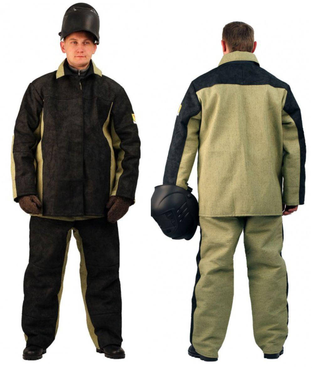 

Костюм сварщика брезентовый со спилком