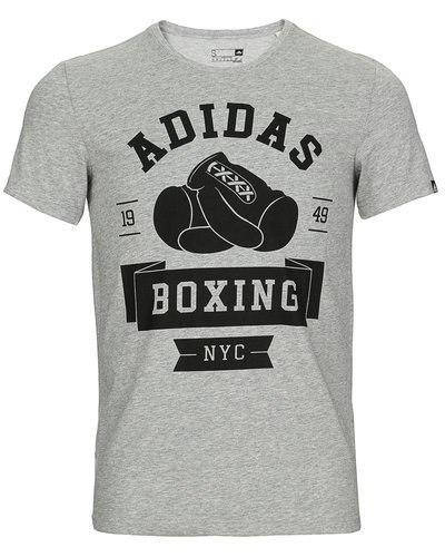 

Мужская футболка ADIDAS /BOXING/ (серая)