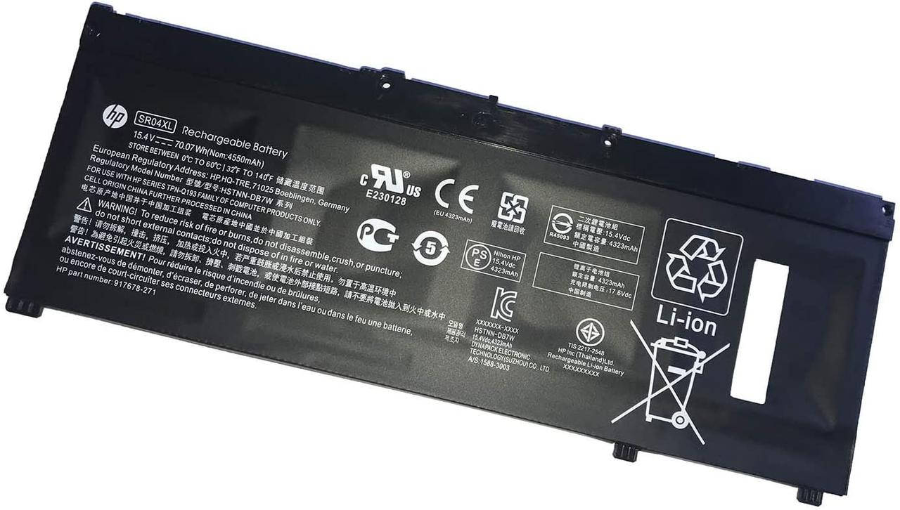 

Батарея для нотбука HP 15-ce (SR04XL) 15.4V 4550mAh