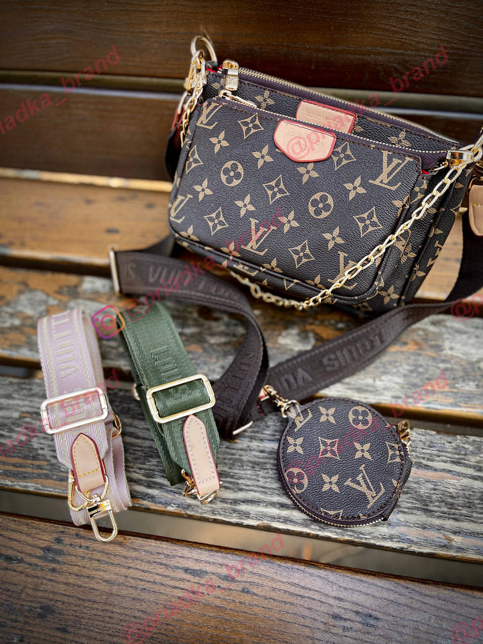 

Женская Сумка Louis Vuitton Multi Pochette 3 в 1 • Сумочка Луи Витон • На Каждый День • На Подарок!