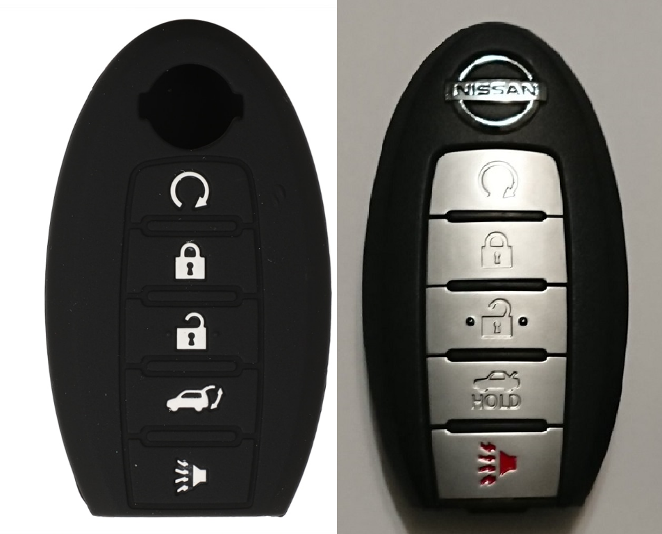 

Nissan Силиконовый чехол для ключа KC03, Черный