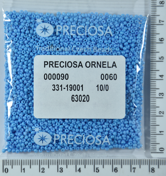 

Бисер PRECIOSA №10/0 натурал №63020 пакет 50 грамм уп=1пакет