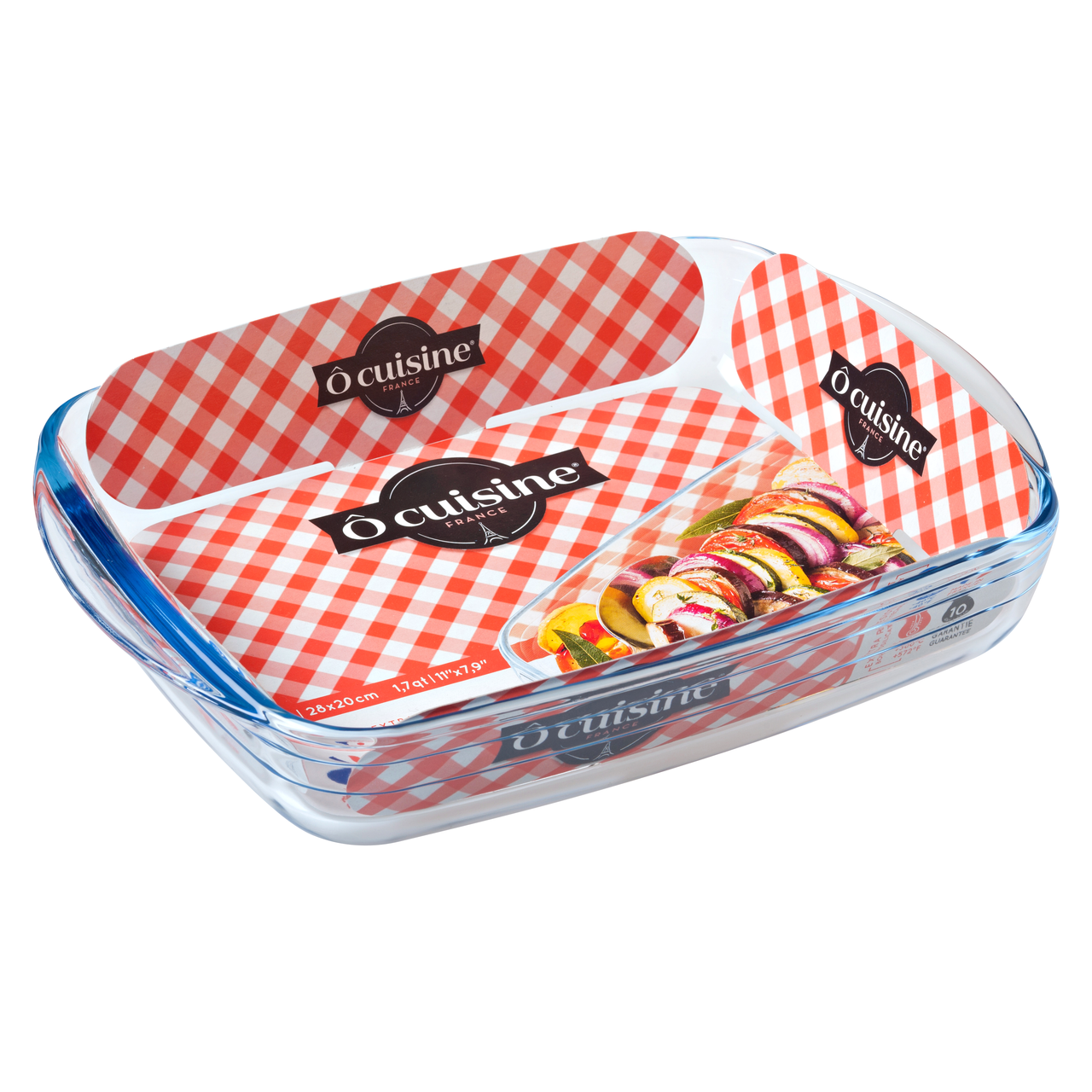 

Форма для запекания O’Cuisine France (1.6 л) 28x 20 x 5см, 217BC00, Прозрачный