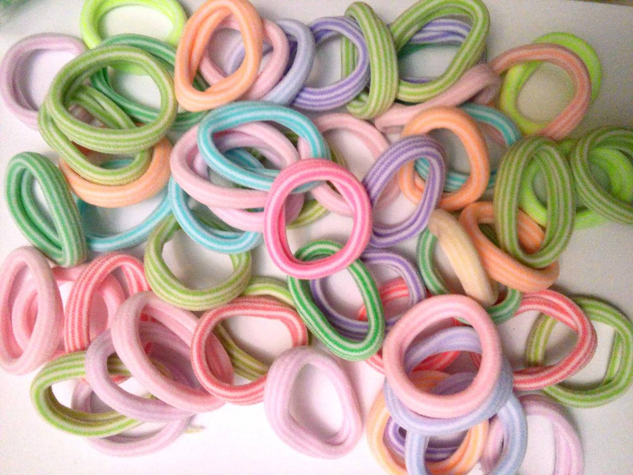 

Резинки для волос 3,5-4 см (цена за 10 шт)