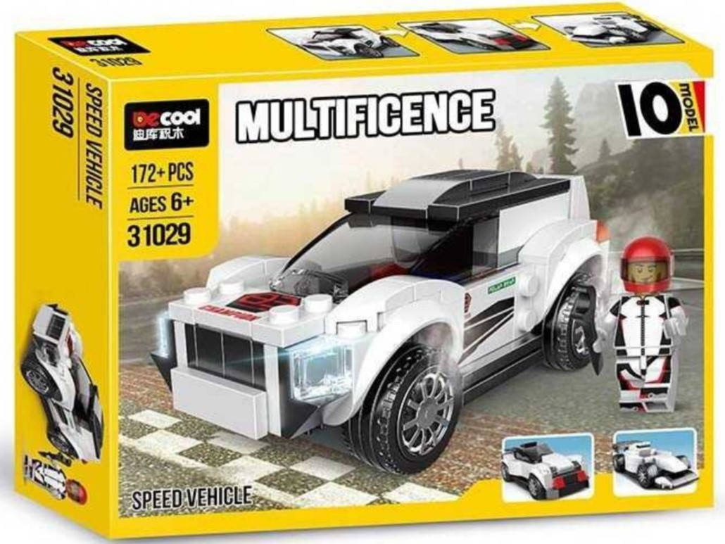 

Блочный Конструктор Decool Авто-конструктор (172 деталей) 31029, Белый