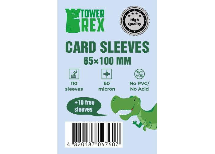 

Настольная игра Tower Rex Протекторы для карт TowerRex (65 х 100 мм, 60 мкм, Magnum, 110 шт.) (STANDART)