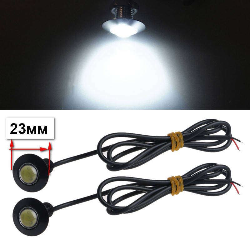 

Дневные ходовые ,габаритные огни LED лампочка диаметр 18мм(23мм)