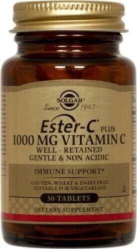 

Эстер С плюс, Ester-C Plus, Solgar, 1000 мг, 30 таблеток (SOL-59194)