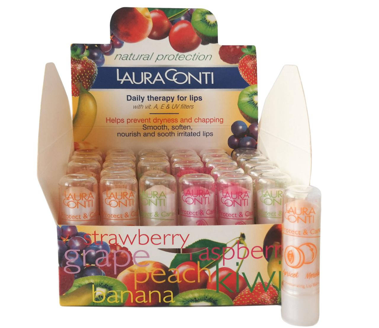 

Бальзам для губ Laura Conti В коробке 30 шт Абрикос