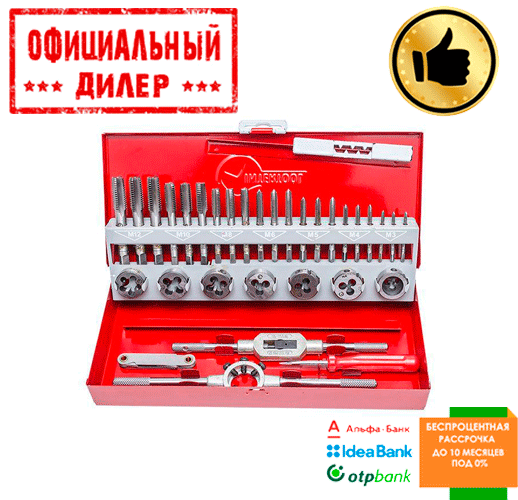 

Набор плашек INTERTOOL SD-8032 32 ед.