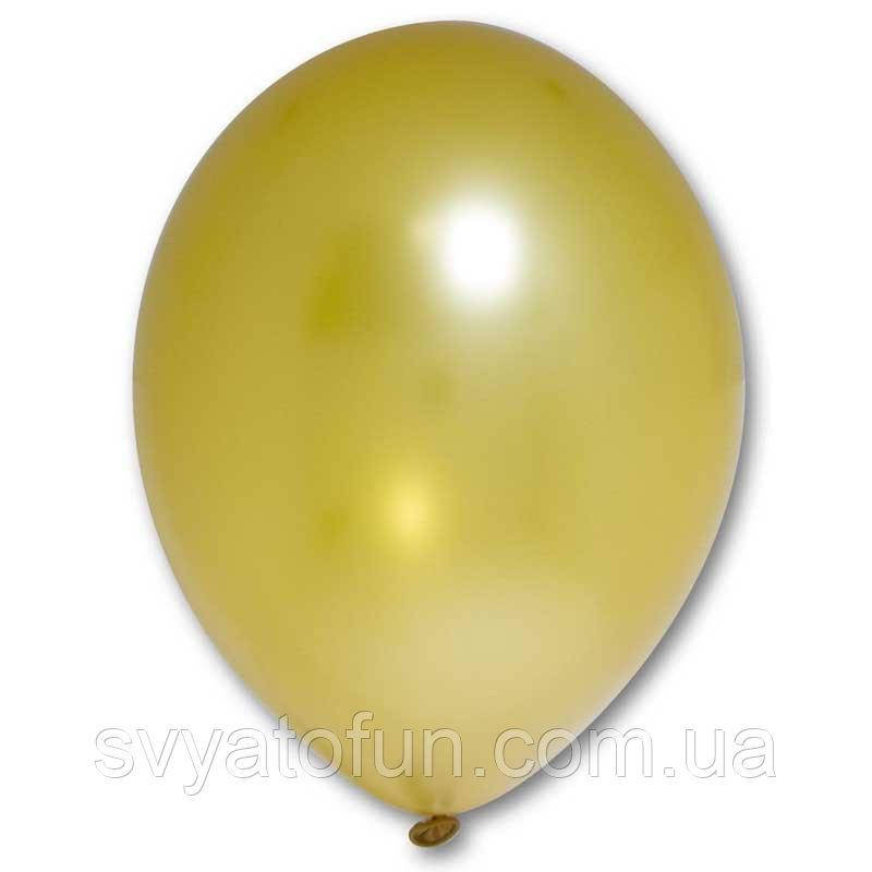 

Латексные шарики 12" металлик В105/060 золотой 10шт/уп BelBal