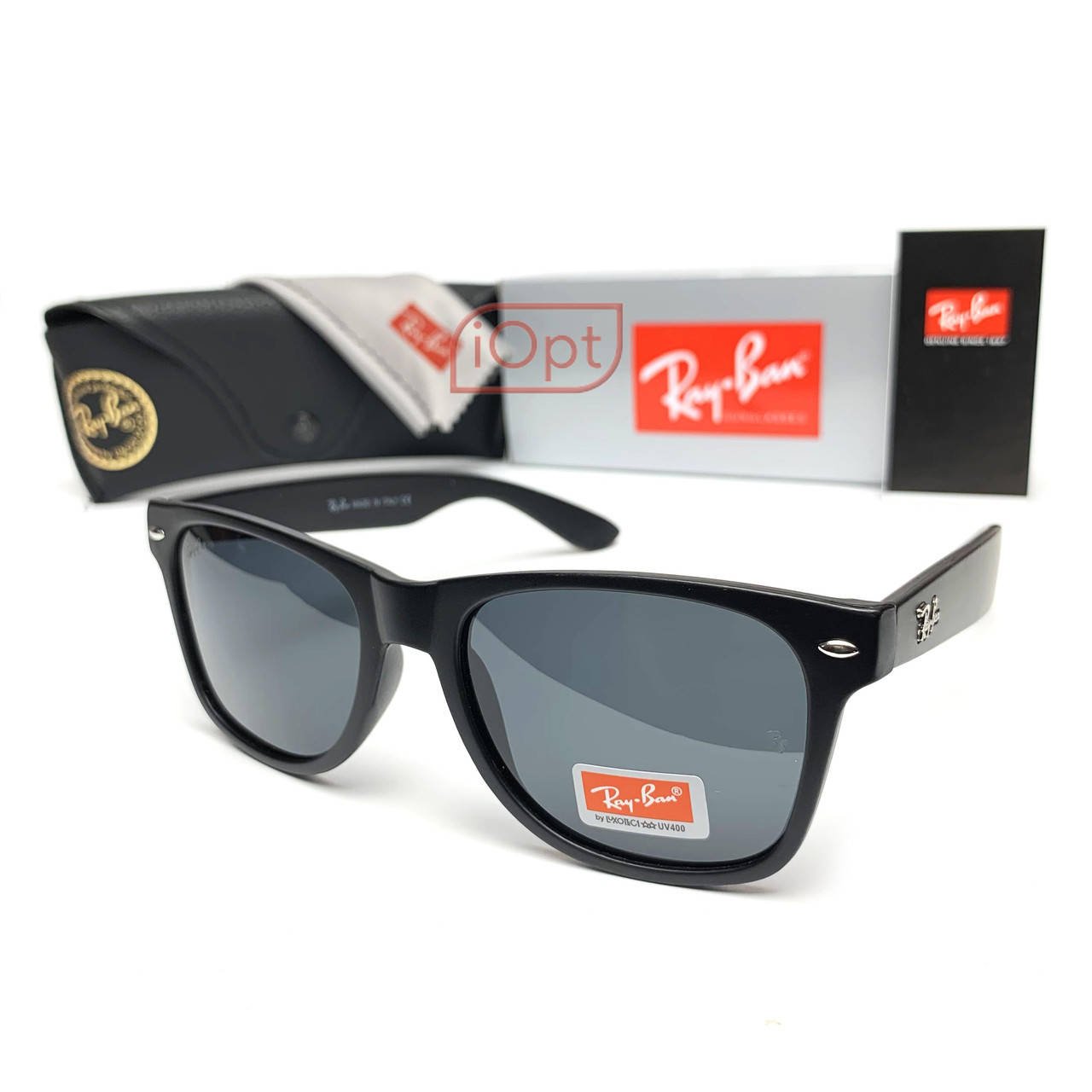 

Солнцезащитные Очки R-B Wayfarer POLAROID Черные Матовые, Черный
