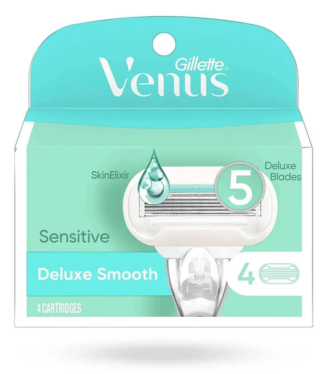 

Змінні картриджі для гоління Gillette Venus Smoth, жіночі, 4 шт