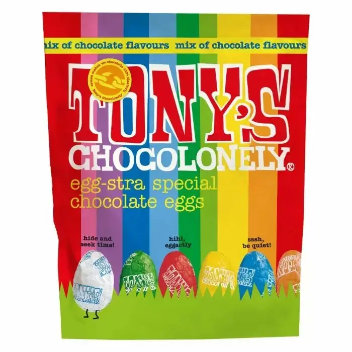 

Шоколадные яйца Tonys Chocolonely Eggs Mix 255 g