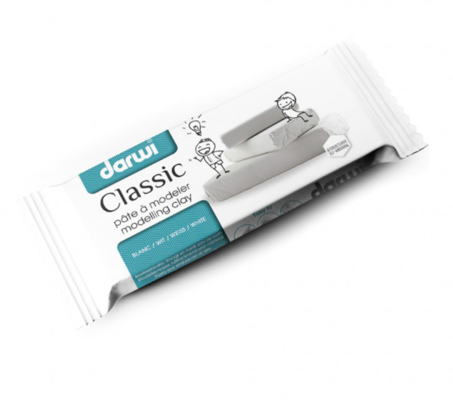 

Пластика самозатвердевающая Darwi Classic БЕЛЫЙ 1кг
