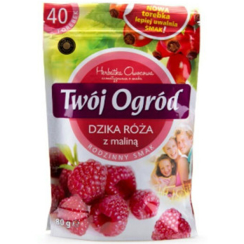 

Чай фруктовый Twoj Ogrod Malina (дикая роза, малина) 40 пакетов Польша