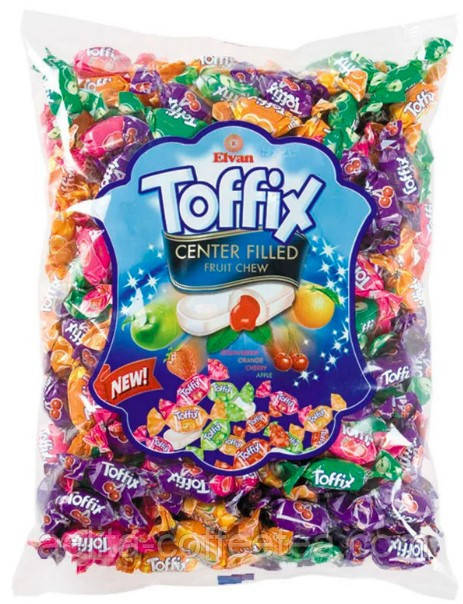 

Цукерки Toffix Fruit mix 1кг.