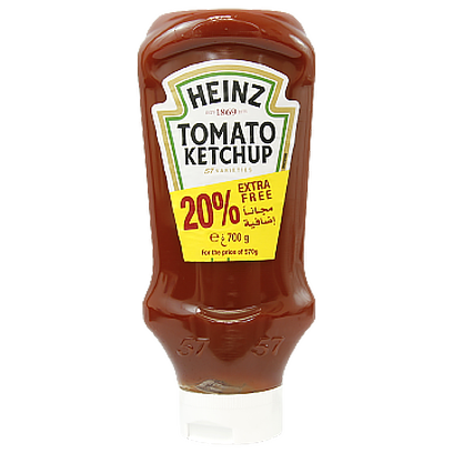 

Кетчуп Хайнц томатний Heinz tomato 700g 10шт/ящ (Код : 00-00012056)